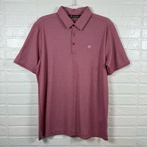 Travis Mathew Maroon Polo Shirt
